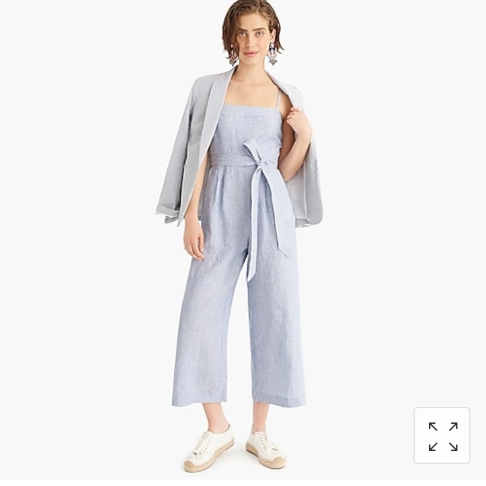 Searsucker J. Crew Wide Leg Jumper NWT